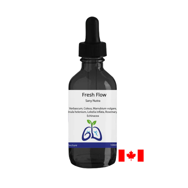 Lungs Support Natural Remedy (Health Canada Approved Label)